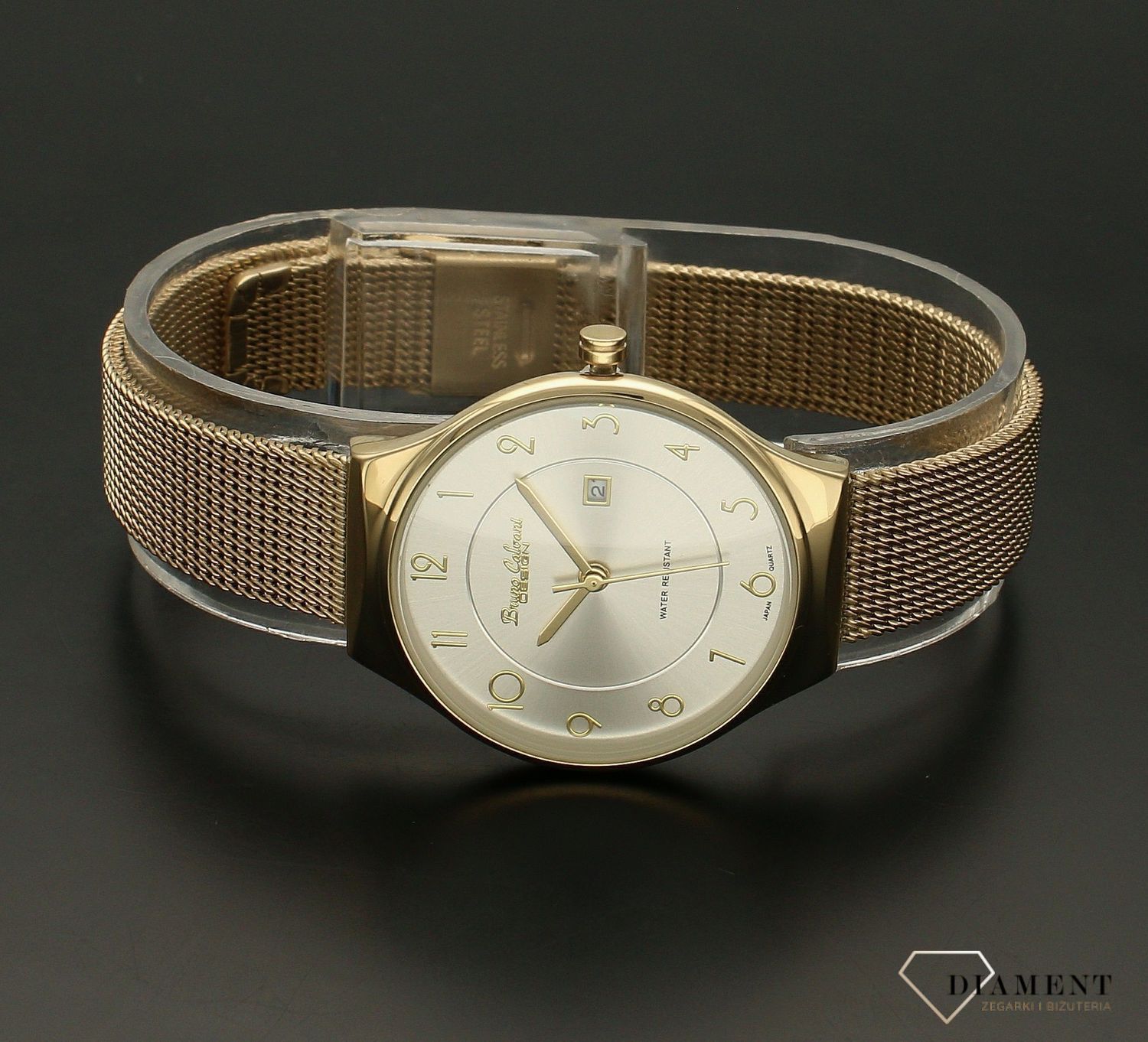 Zegarek damski na złotej bransolecie Bruno Calvani BC3125 GOLD SILVER (3).jpg